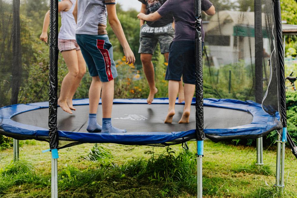 outdoor trampoline